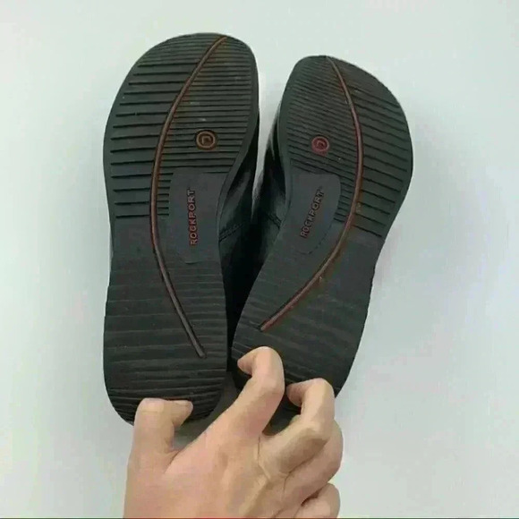 Report flats size 10 black leather loafers - Picture 7 of 11